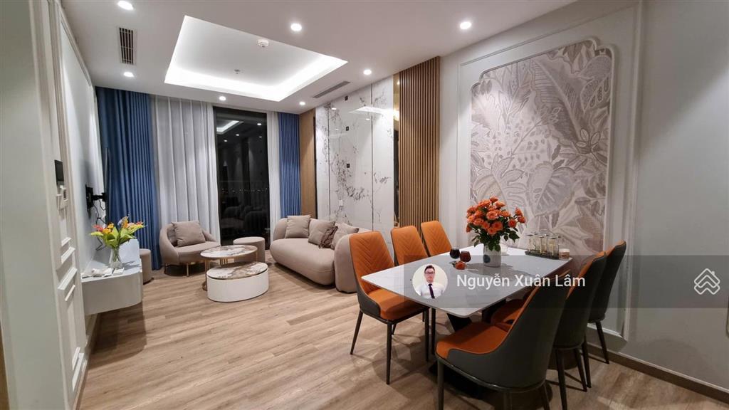 Cần cho thuê 74m2 full đồ đẹp mới view nhìn hồ sân golf long lanh, giá 15,5 tr/th landmark ecopark