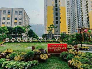 Căn góc 3 pn 2 wc tại bcons city, cạnh bên trung tâm thương mại, bank hỗ trợ vay 80%