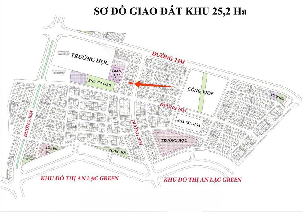 Bán 75m2 đất dịch vụ vân canh đường trước nhà rộng 20m cực vip