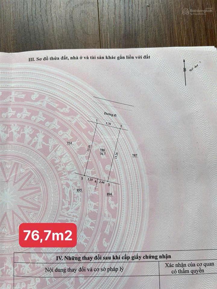 Bán 76m2 đất dịch vụ vân canh đường rộng 24m giá đầu tư