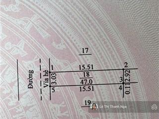 Bán 47m2 đất dv lại yên đường rộng 9m giá chỉ hơn 6 tỷ