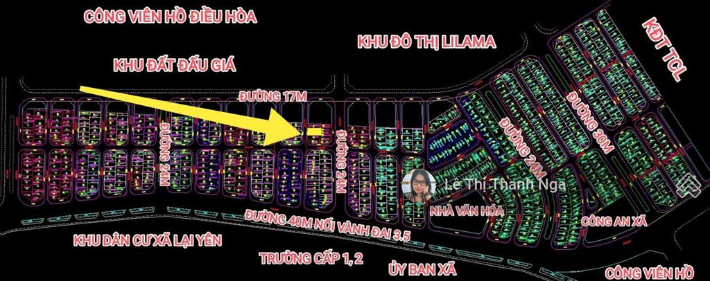 Bán gấp 150m2 đất dịch vụ lại yên giá rẻ mặt tiền 8.68m cực đẹp