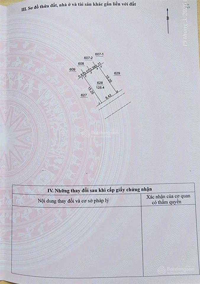 Bán gấp 128m2 đất dv song phương giá nhỉnh 90 triệu