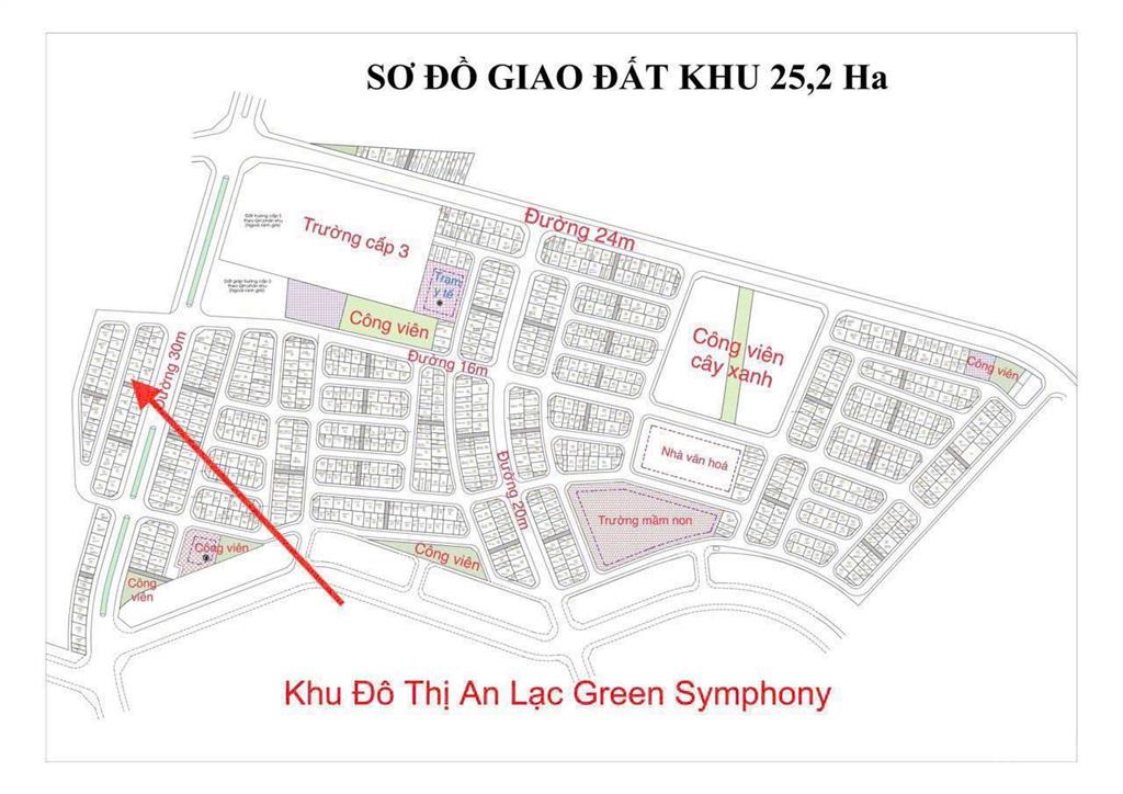 Bán gấp 50m2 đất dịch vụ vân canh khu 25,2ha