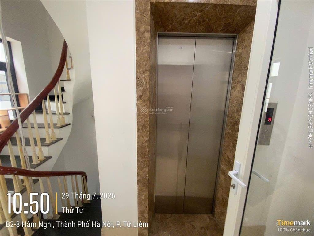 Cho thuê nhà vinhomes gardenia hàm nghi, dt 100m², 5 tầng, thông sàn, thang máy, đh, nl 55tr