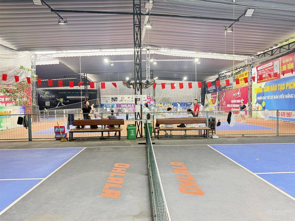 Sang nhượng 5 sân pickleball đường hồng quang, định công, dt 1000m2, mt 45m, đang khai thác