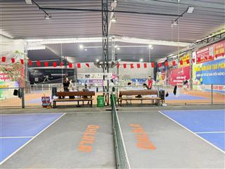 Sang nhượng 5 sân pickleball đường hồng quang, định công, dt 1000m2, mt 45m, đang khai thác