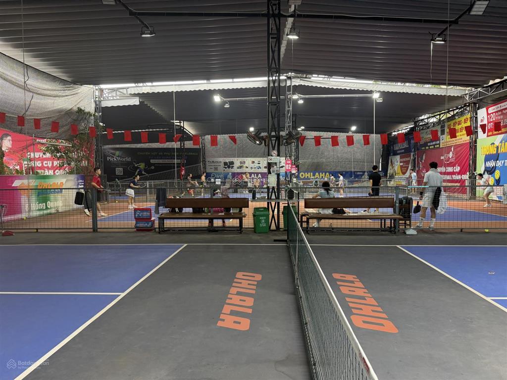 Sang nhượng 5 sân pickleball đường hồng quang, định công, dt 1000m2, mt 45m, đang khai thác