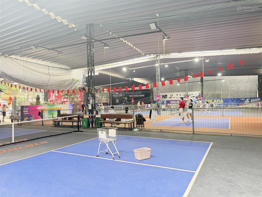 Sang nhượng 5 sân pickleball đường hồng quang, định công, dt 1000m2, mt 45m, đang khai thác