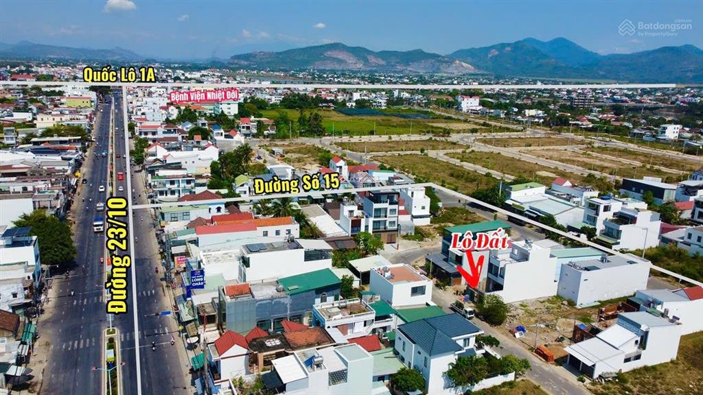 Đất tđc diên an nằm trong kđt phú ân nam 2 cách đường 23/20 vào chỉ 150m, cách tp nha trang chỉ 9km