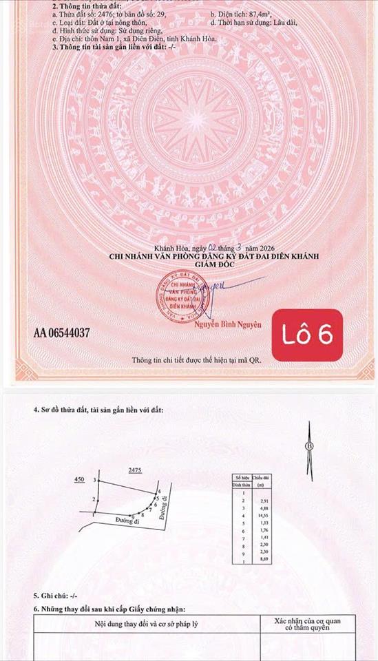 Bán đất tại diên sơn thôn nam 1 từ 819tr