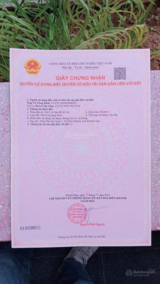 Đất mặt tiền đường số 22 phú ân nam chưa tới 2 tỷ