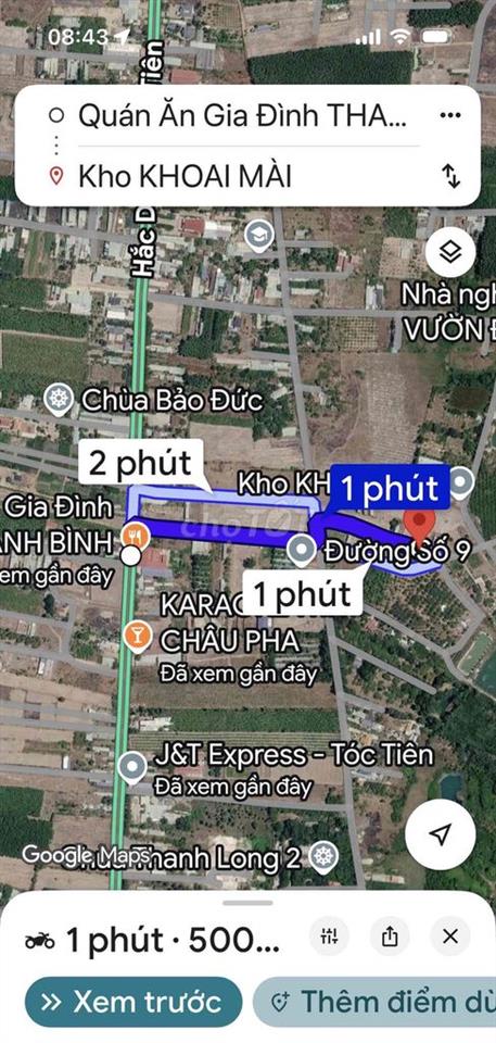 Chính chủ bán lỗ 250 triệu lô đất mặt đường nhựa Tóc Tiên, Phú Mỹ