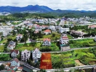 Bán đất vip 2 mặt tiền đồi huy hoàng đà lạt