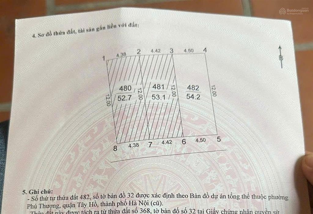 Bán nhà phú thượng, tây hồ, hà nội. dt 54m x 6 tầng thang máy  giá 15.9 tỷ.