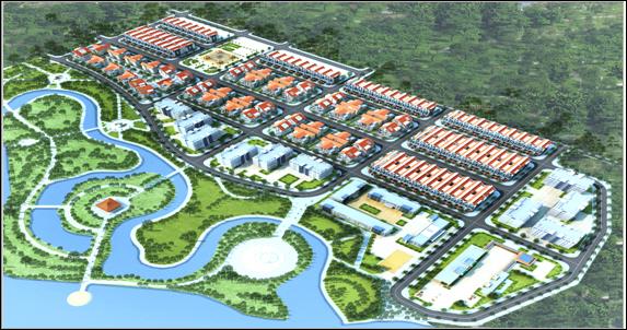 Bán đất nền bt tại khu đô thị diamond park new, mặt đường chính 17,5m