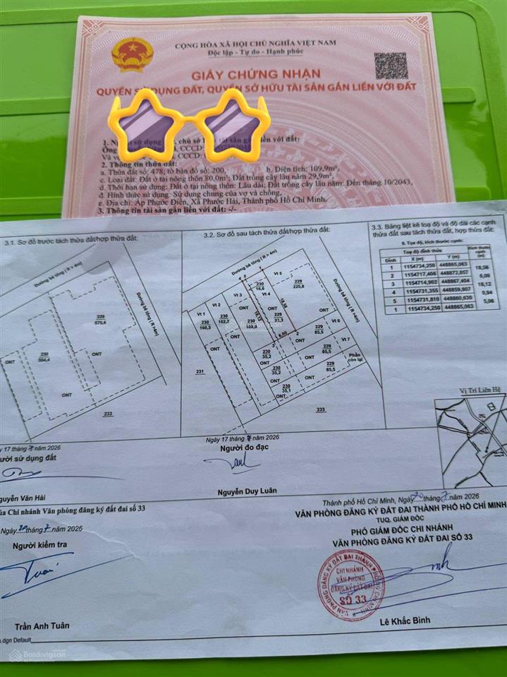 Bán đất đầu tư nghỉ dưỡng biển phước hải  tp.hcm