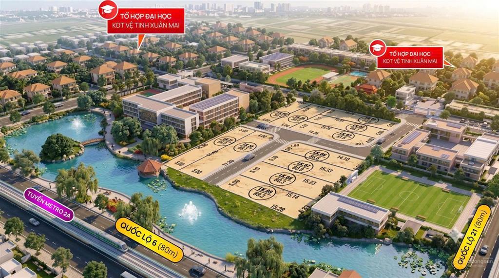 Chỉ 900tr có ngay 85m² thổ cư ngay xuân mai nằm giữa trung tâm các trường đh, ở hay cho xây trọ