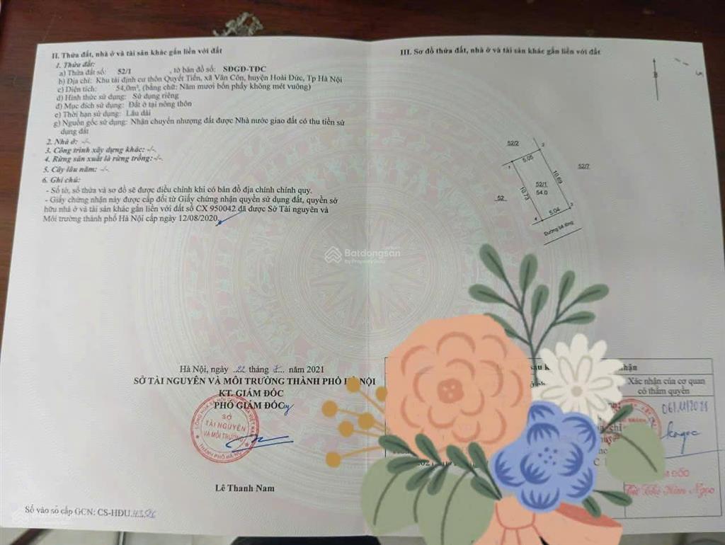 Bán nhà 54m2 2 tầng trục chính kinh doanh ba lương cầu gồ