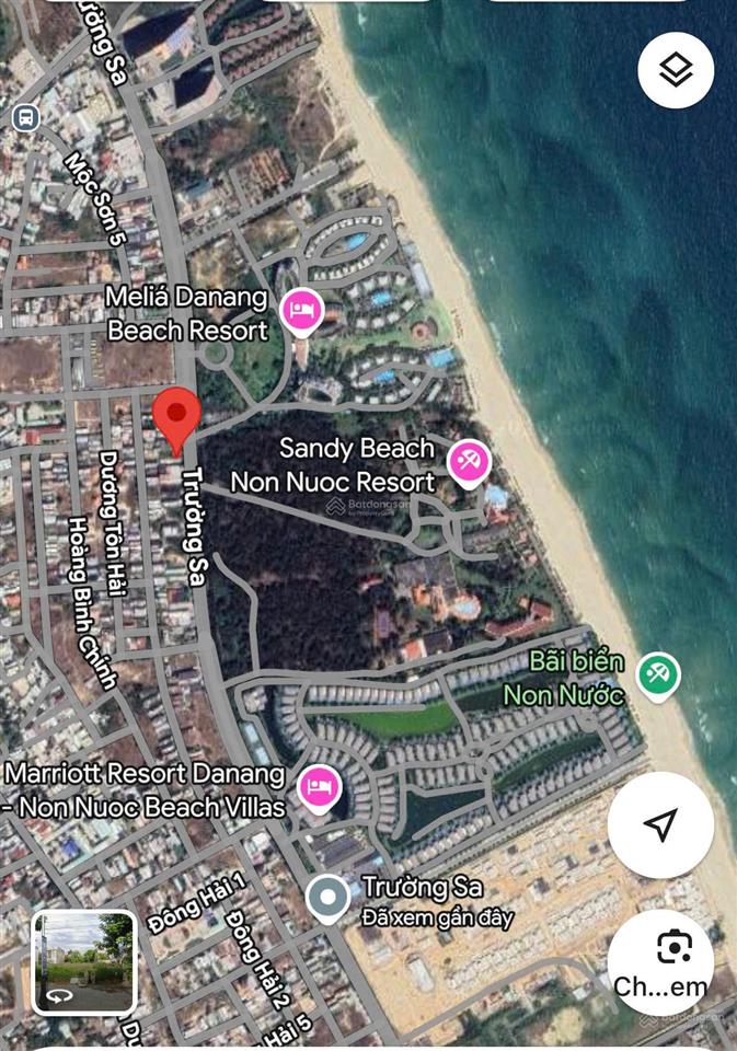 Bán 1 căp đất đường trường sa đối diện resort, gần bãi tắm non nước, ngũ hành sơn, đà nẵng