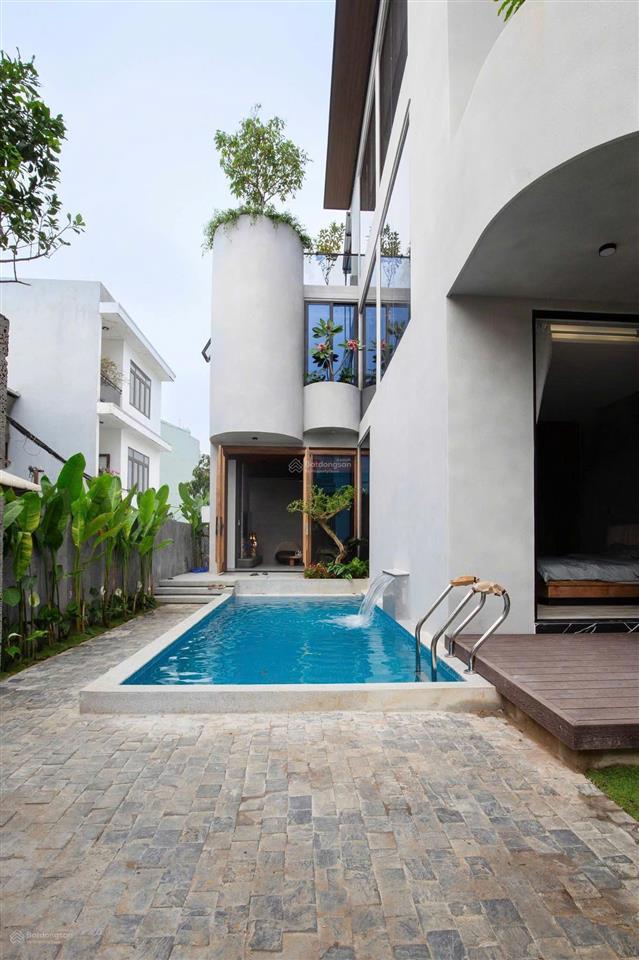 Bán villa 3 tầng 2 mặt kiệt đường ô tô thông khu nam việt á gần sông  đang khai thác 50tr/tháng