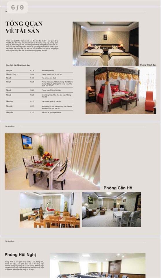 Cần chuyển nhượng gấp khách sạn tại Phú Mỹ ( Vị trí vàng)
