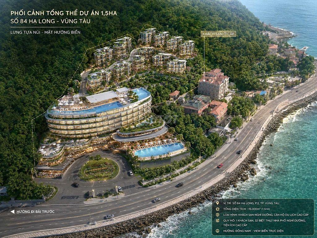 Bán đất MT Hạ Long - Lưng tựa núi mặt hướng biển