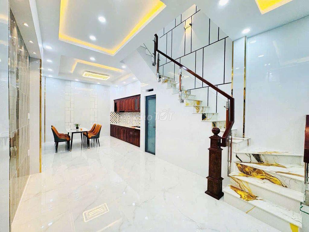 nhà hẻm An Dương Vương 4x13 1 trệt 2 lầu 1T