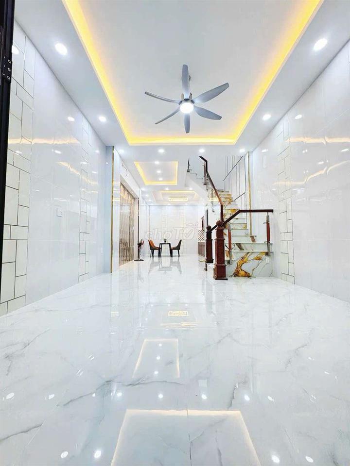 nhà hẻm An Dương Vương 4x13 1 trệt 2 lầu 1T