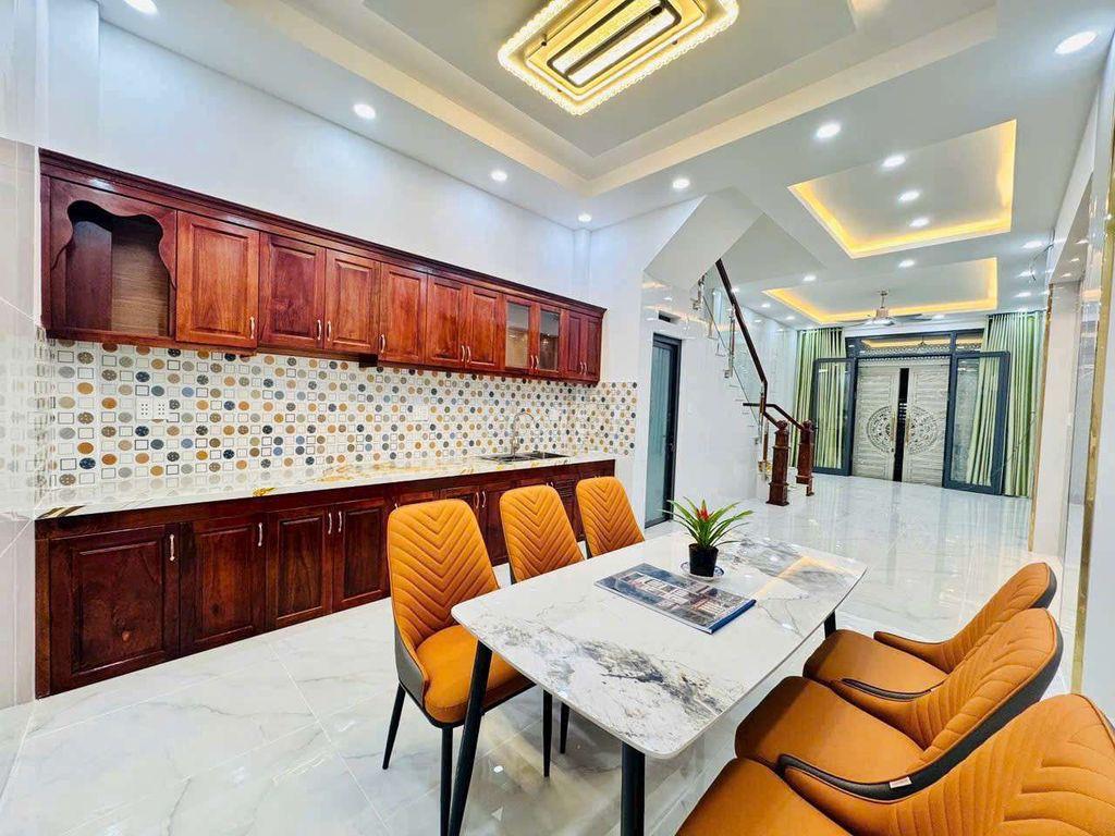nhà hẻm An Dương Vương 4x13 1 trệt 2 lầu 1T