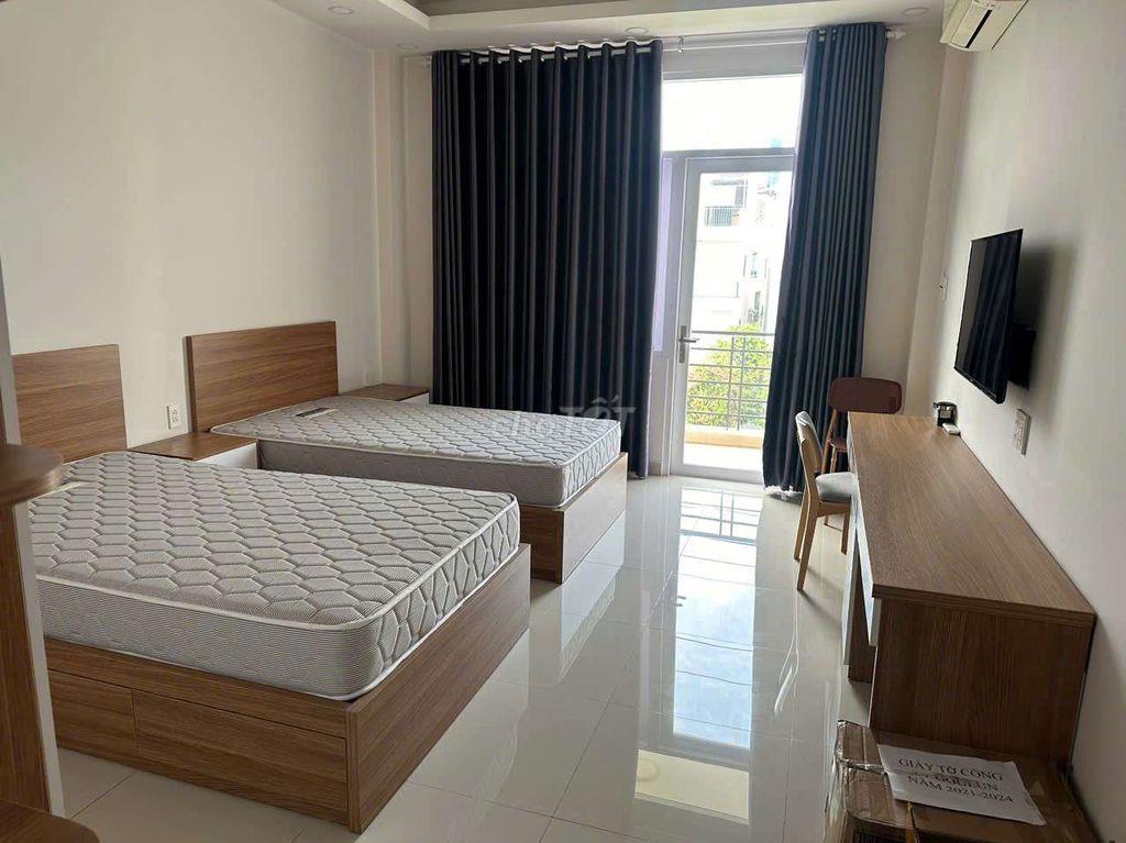 Toà nhà Song Hành 6 tầng 10PN full nội thất có thang máy
