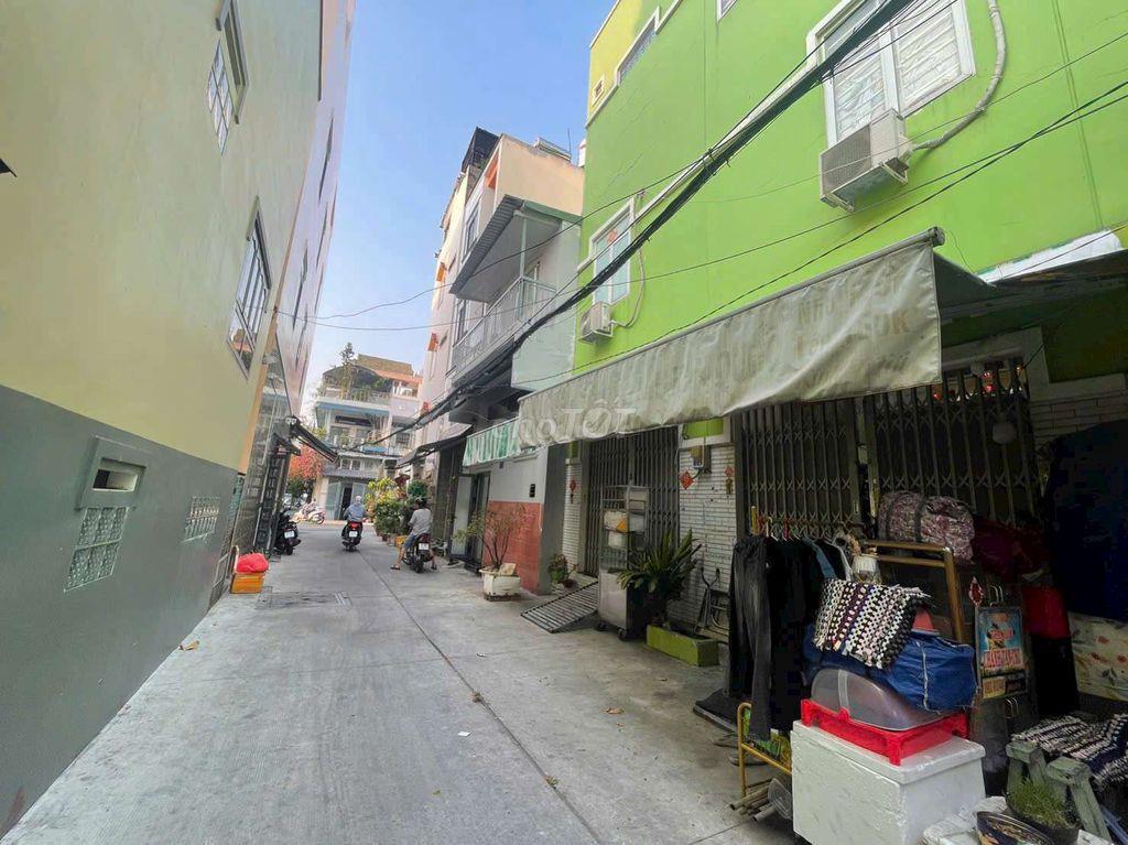 Góc 2 MT cư xá Phú Lâm D 4x15.5 3 tầng