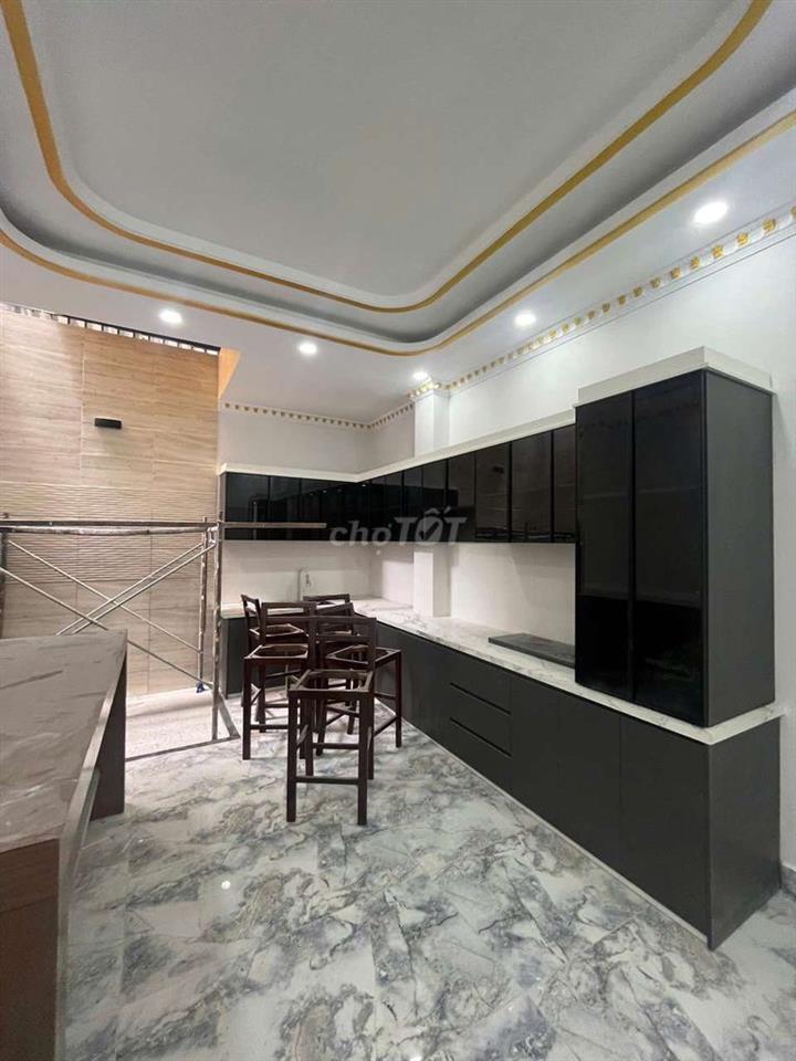 nhà mới KDC Bình Phú 1 4x19 1 trệt 3 lầu