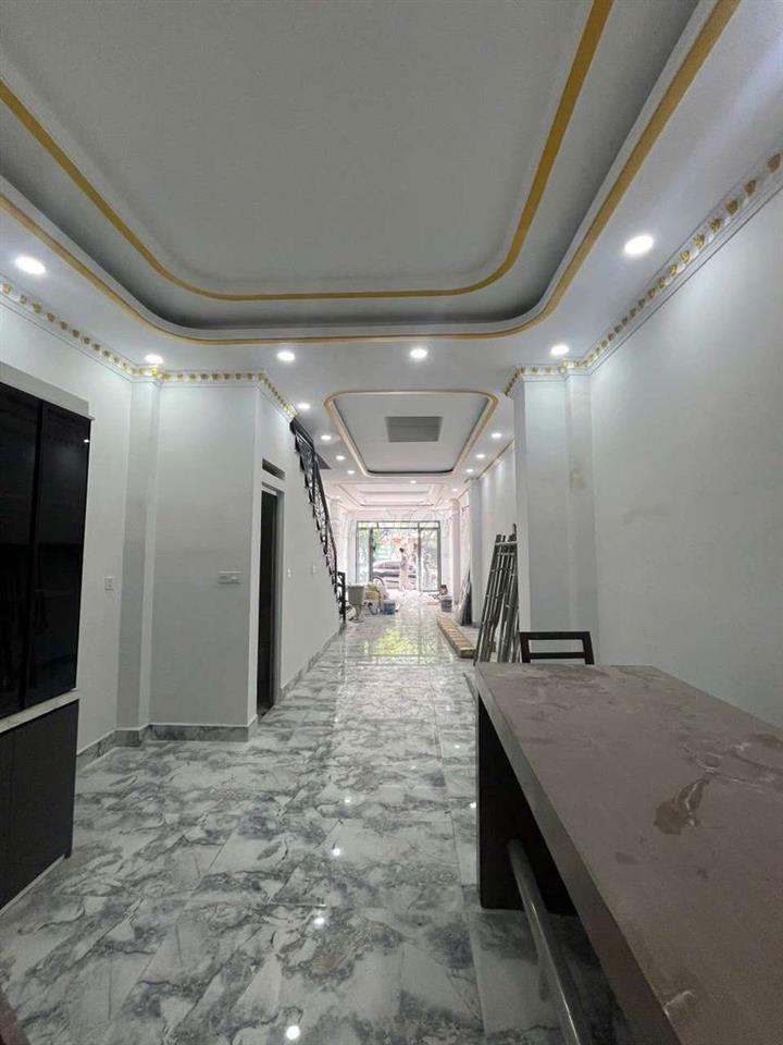 nhà mới KDC Bình Phú 1 4x19 1 trệt 3 lầu