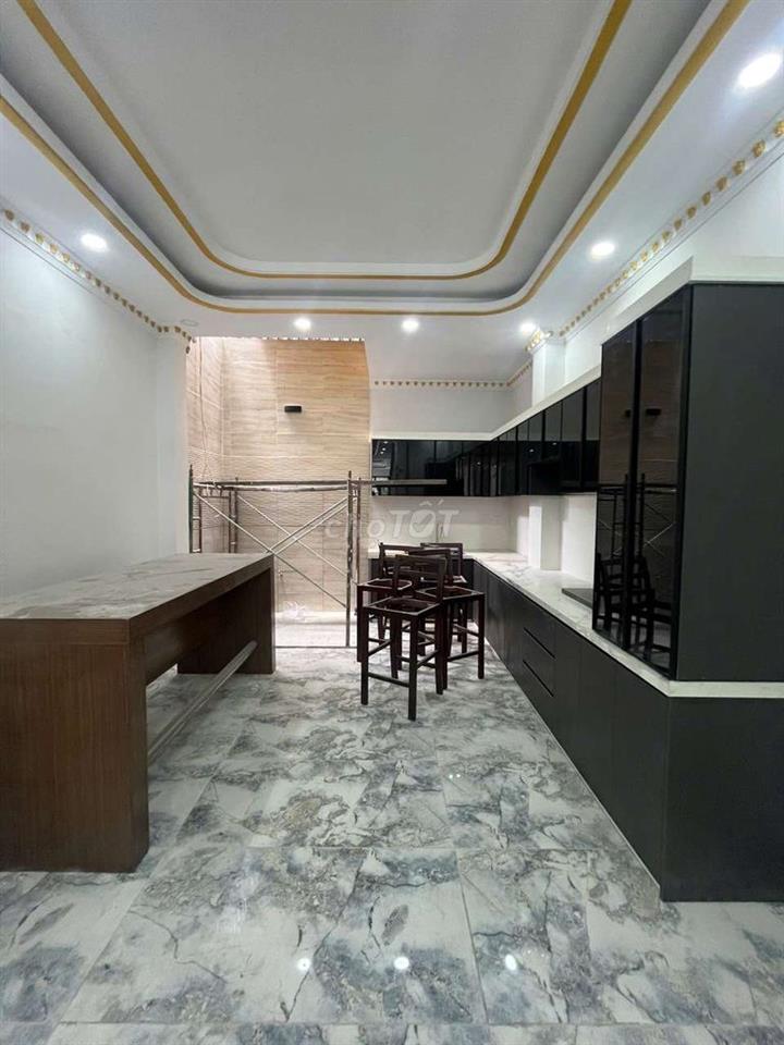 nhà mới KDC Bình Phú 1 4x19 1 trệt 3 lầu