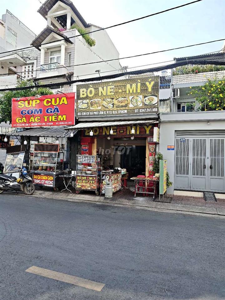 mặt tiền Phố ẩm thực CXPLB 4x21 84m2 kinh doanh đông đúc
