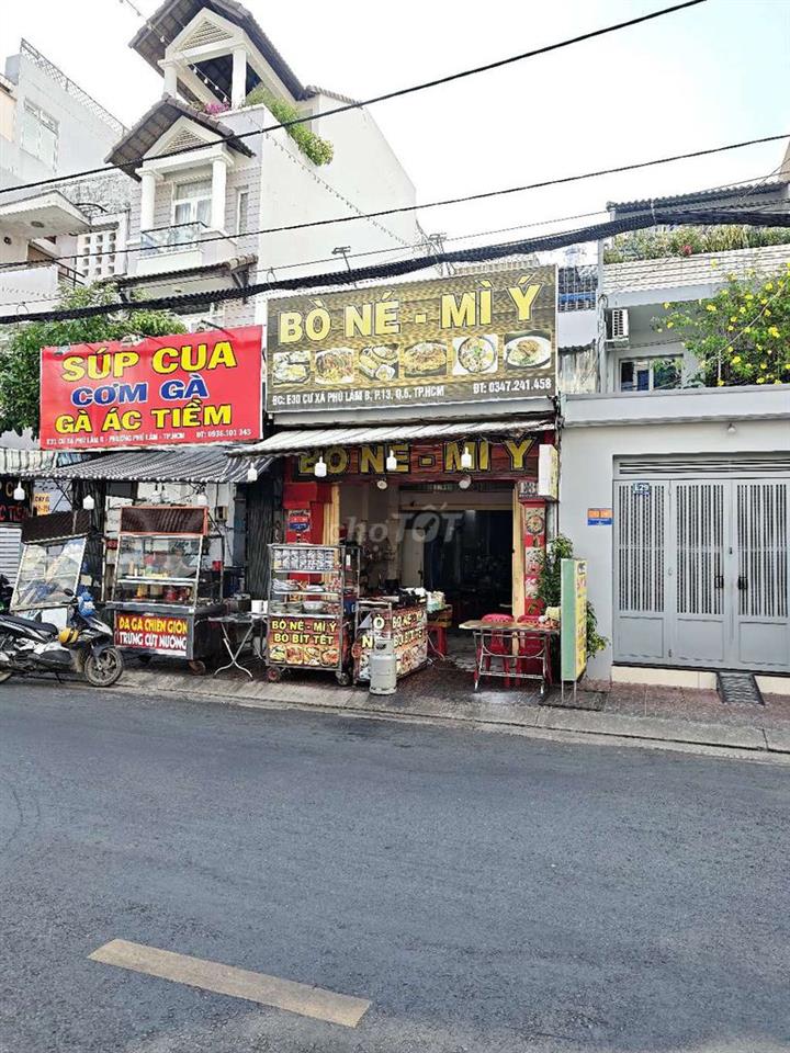 mặt tiền Phố ẩm thực CXPLB 4x21 84m2 kinh doanh đông đúc