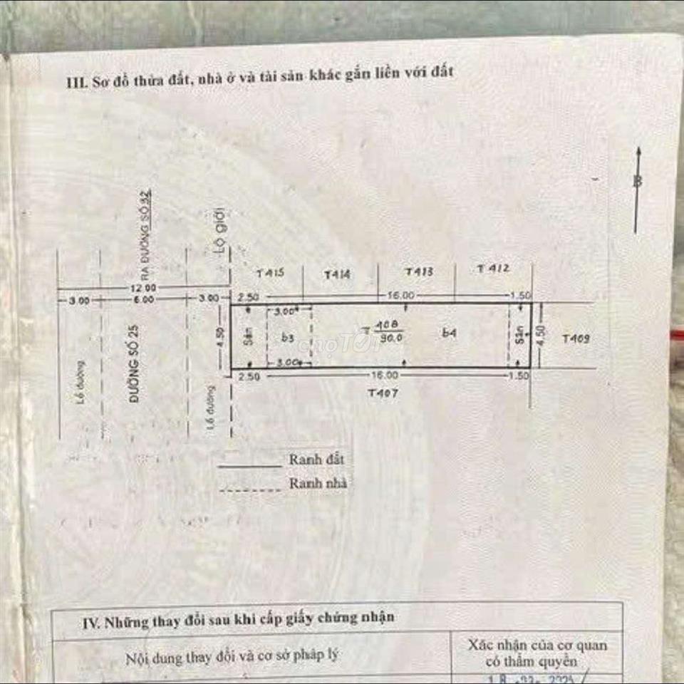 RẺ NHẤT BÌNH PHÚ 4.5X20 4 TẦNG CHỈ 11.4T