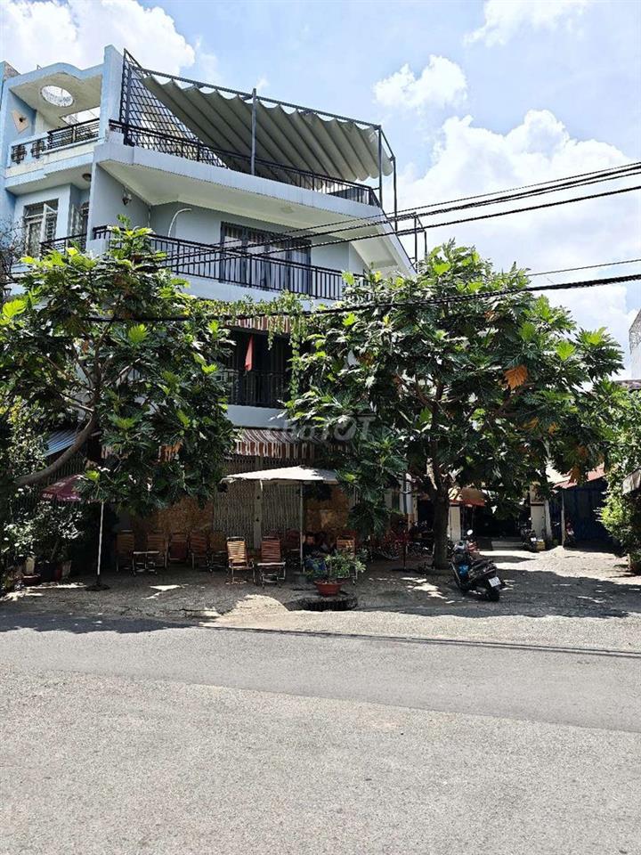 Nhà góc 2 MT Bà Hom 5x15 1 trệt 3 lầu vỉa hè cực rộng