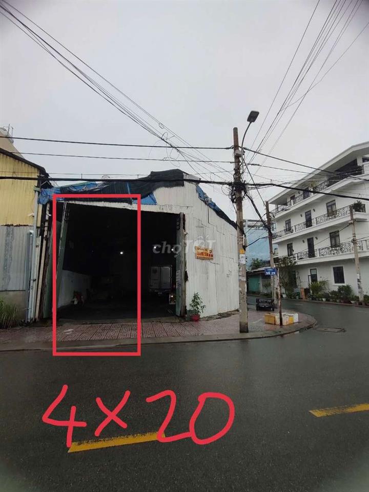 Góc 2 MT KDC Bình Phú 148m2 xây full không lộ giới