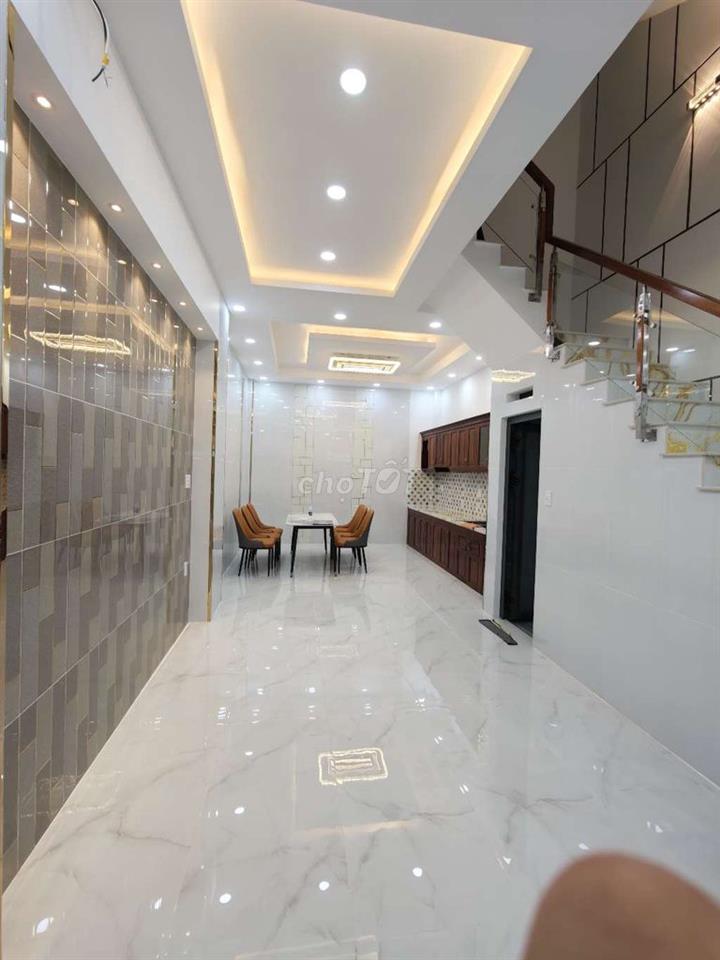 Nhà mới xây hẻm 6m An dương Vương sát Võ Văn Kiệt