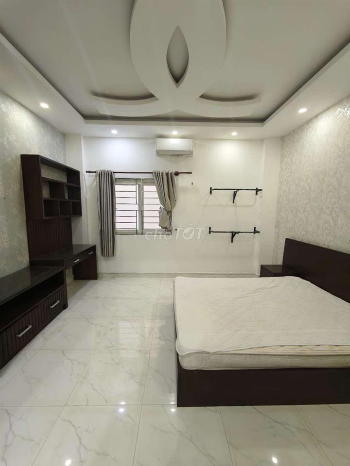 Nhà mới KDC Bình Phú 1 5x20 1 trệt 3 lầu có nội thất