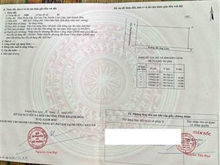 Cam tân giá đầu tư, lô đất đẹp tiềm năng, mặt tiền đường nhựa 10m, ngang 18m rất đẹp.  0935 763 ***