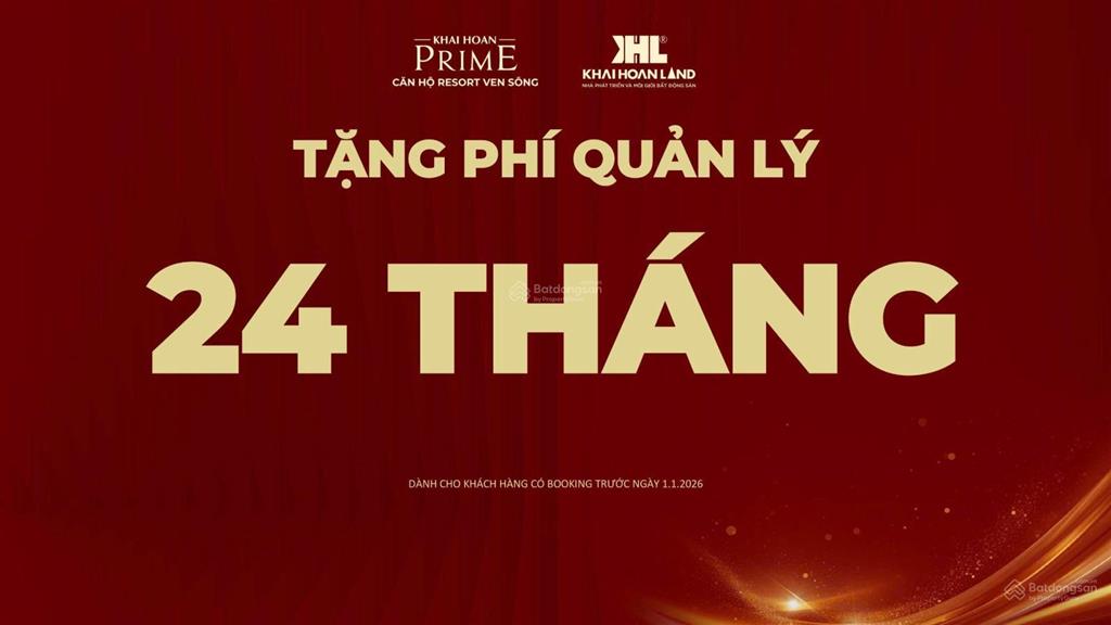 Lộc vàng ưu đãi căn hộ khải hoàn prime giá từ 3,4 tỷ, tặng 1 chỉ vàng