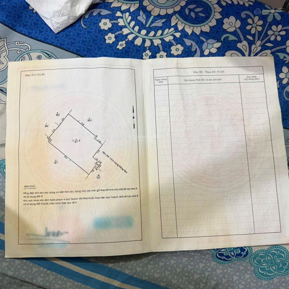 Bán nhà hẻm cách mạng tháng tám, p. nhiêu lộc (q.3 cũ), 52,7m2, giá 6,5 tỷ