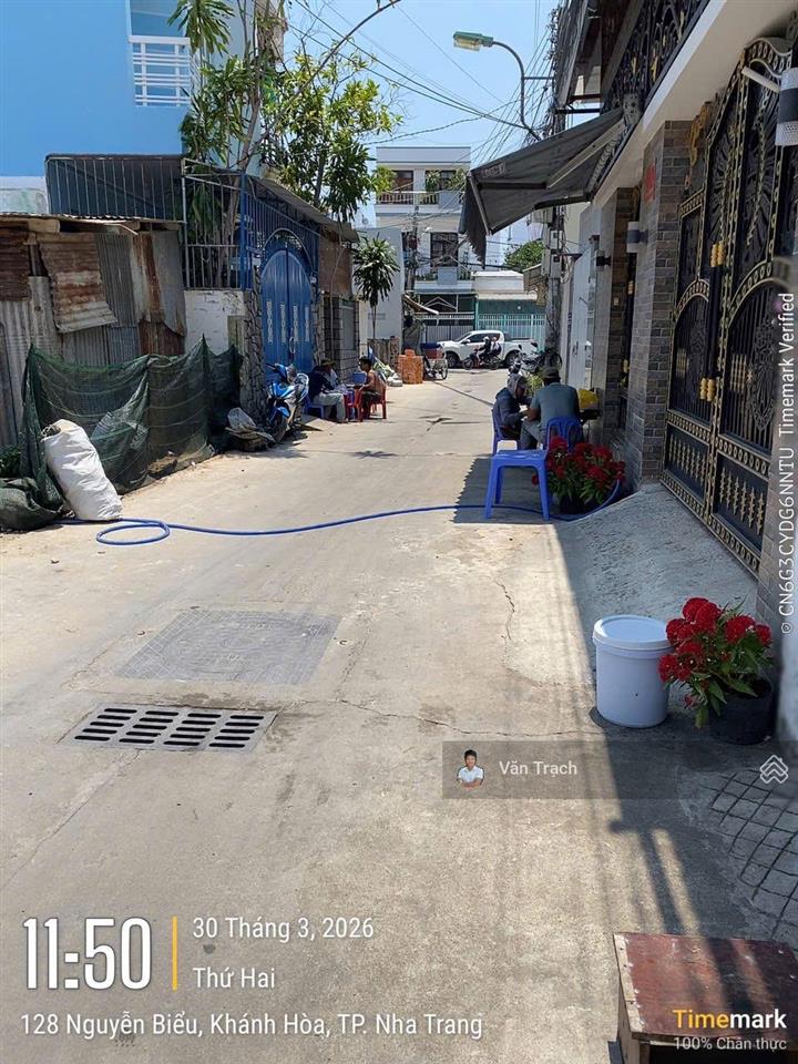 Bán đất hẻm nguyễn biểu vĩnh hải nha trang gần chợ vĩnh hải gần biển đường 5m sổ đỏ riêng