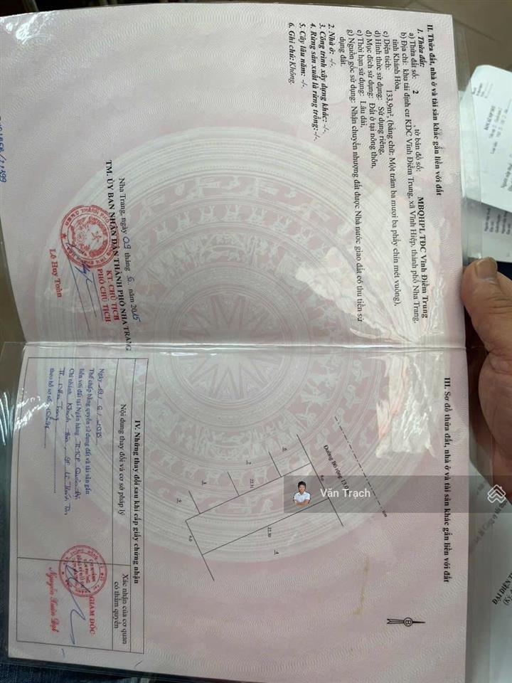 Bán nhà kđt vĩnh điềm trung vĩnh hiệp nha trang hướng tây bắc 134m ngang 6m nhà đẹp giá chỉ 6,2 tỷ