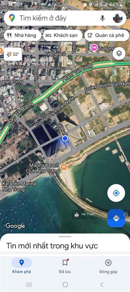 Bán đất 2 mặt tiền biệt thự vĩnh hòa, cách biển 100m, sổ đỏ riêng, đường rộng 26m