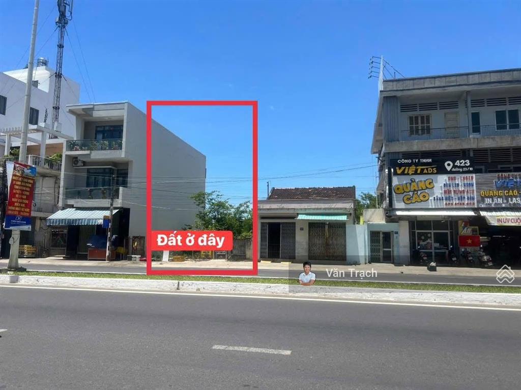 Đất mặt tiền 23/10 vĩnh hiệp nha trang ngang 9m phù hợp kinh doanh sổ riêng giá tốt