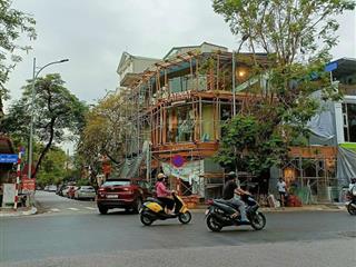 (siêu phẩm) mặt đường trung tâm, gần nhà hát lớn  185m2  mt 10m  lô góc  hợp đồng thuê khủng